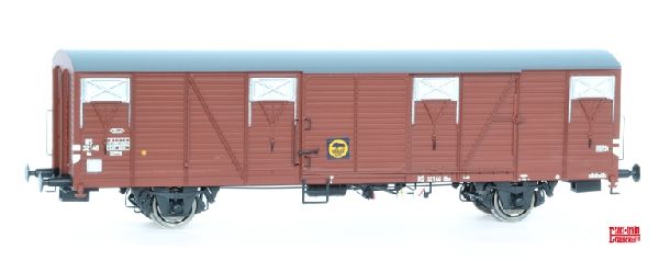 NS/VSM 30083 HBS Dunkel Aluminium Luftklappen mit Heinz Plakat Bremserbühne und Aufschrift 'Elst'